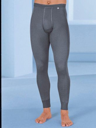 Kumpf Lange Unterhose KUMPF, Herren, Gr. 5, 1 Stk., grau, 100% Baumwolle, Unterhosen Lange Unterhose