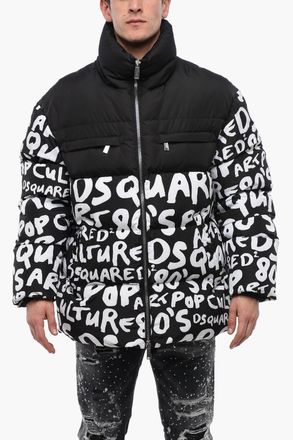 Dsquared2 Quilted Puffer POP 80 With Lettering Dsquared2