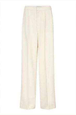 Copenhagen Muse Jet Stream Tailor Broek - Dames - Wijde Broeken - Beige - XL - Polyester - Broeken