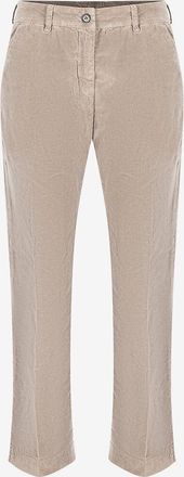 Pamela Henson Hose mit geradem Bein aus Samt Emma