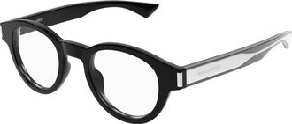 Saint Laurent Brillen - unisex - Brillen - Zwart - 46 MM - Accessoires