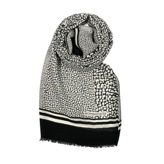 Borbonese Black Modal Womens Scarf