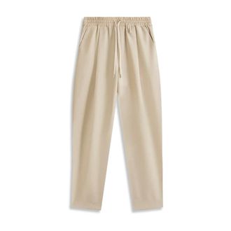 Dr&ocirc;le de Monsieur Broeken, Heren, Beige, S, Wol, Beige Korte Wollen Broek
