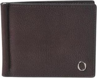 Orciani Stijlvolle Leren Geldclip Portemonnee - Heren - Portefeuilles - Bruin - ONE Size - Leer - Accessoires