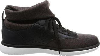 UGG Profilo Alto Veterschoenen - Dames - Winterlaarzen - Zwart - 37 EU - Leer - Schoenen