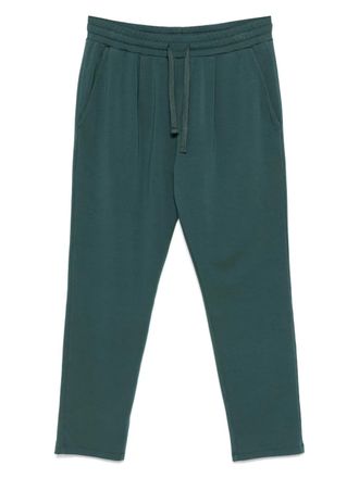 Juvia drawstring straight-leg trousers - men - Elastane/Modal/Cotton - L - Green