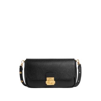Coccinelle Leather cross body bag utility bag C-Me Lock Mini Bag Noir black