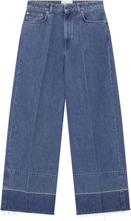 Givenchy Jeans, Dames, Blauw, W28, Katoen, Wide Jeans