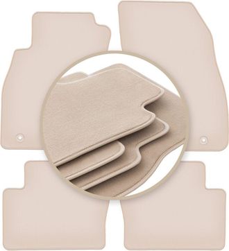 OEM Alfombrillas Beige Premium Para Chevrolet Malibu V Station Wagon, Liftback, Sedan 2011-2015