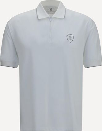 Brunello Cucinelli Polo con stemma Man XXL