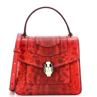 Bulgari Serpenti Forever Top Handle Bag Karung Small