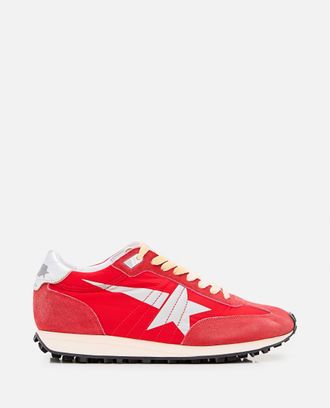 Golden Goose Red Running Sneakers