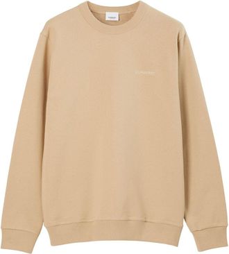Burberry Equestrian-Knight outline cotton sweatshirt - men - Cotton/Cotton/Elastane - L - Neutrals