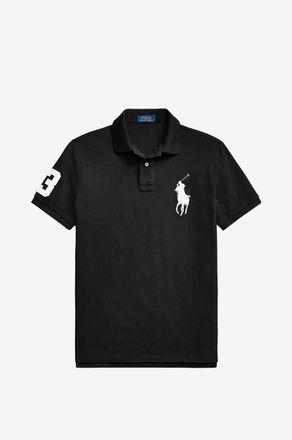 Polo Ralph Lauren Polo aus Baumwollstrick mit gesticktem Logo
