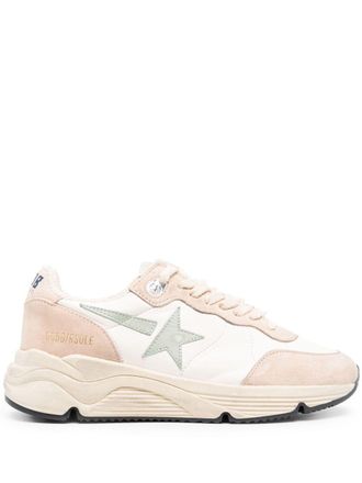 Golden Goose Running Sole lace-up sneakers - women - Calf Suede/Fabric/Calf Leather/Calf Leather/Fabric/Rubber - 40 - Neutrals