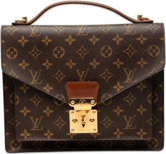 Louis Vuitton Pre-owned Monceau 28 - unisex - Vintage Handtas - Bruin - ONE Size - Vintage