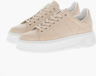 Woolrich Low-Top Leather Sneakers with 5cm Sole size 41