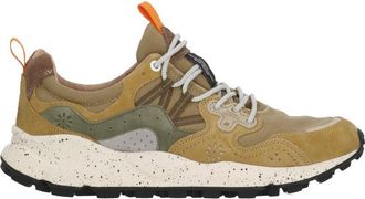 Flower Mountain Beige Yamano 3 Suede Inserts Sneakers