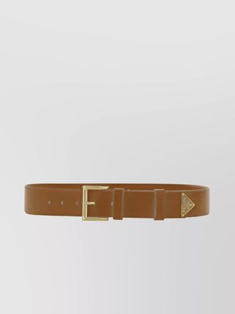 Prada adjustable calfskin hammered leather belt