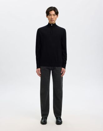 Selected Jeans dritti neri-Nero