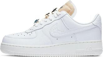 Nike Fitness, Dames, Wit, 41 EU, Leer, Air Force 1 07 LX