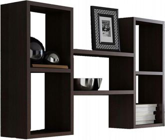 OEM Estanter&iacute;a Colgante Polon Wengu&eacute;, Estanter&iacute;a Para Libros De Fotos