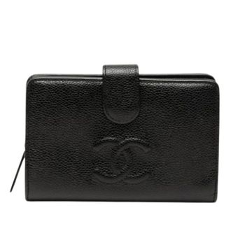 Chanel Pre-owned Wallets, female, Black, Size: ONE SIZE Pre-owned Small Wallet