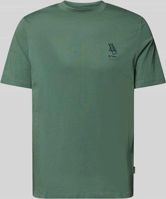 Blend T-Shirt mit Stitching-Detail Modell JEPPE in Oliv, Gr&ouml;&szlig;e 3XL