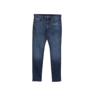 Emporio Armani Slim-fit Jeans, male, Blue, Size: W31 Denim Cotton Jeans
