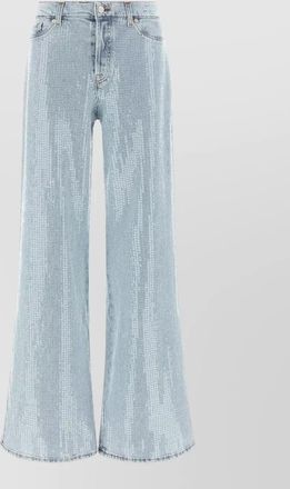 7 For All Mankind denim wide-leg jeans