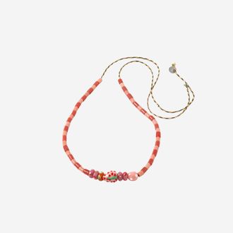 Sorbet Island Necklace With Assorted Glass Beads