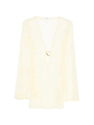 Os&eacute;ree Lace o Gem Kaftan