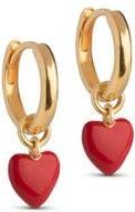 Enamel Copenhagen Amore Hoops in Red at Nordstrom