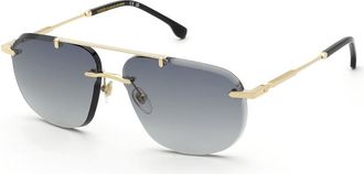 Lozza Sl2457 Alicudi 4 0300 Mens Sunglasses Gold Size 62