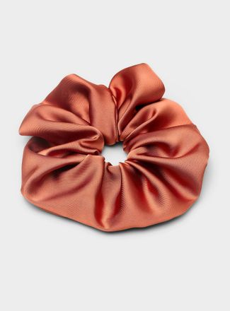 Simons Womens Large satin coloured scrunchie