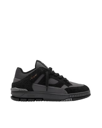 Axel Arigato Black Solid Round Toe Sneakers