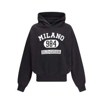 Dolce & Gabbana Hombre, Sudaderas, Negro, Talla: S