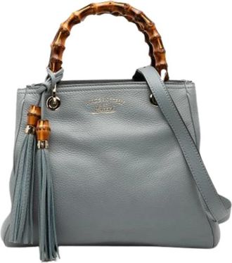 Gucci Pre-owned Handbags, female, Blue, Size: ONE SIZE Pre-owned Handbag