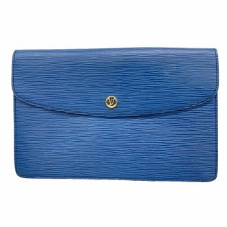Louis Vuitton Toledo Blue Clutch Bag (Pre-Owned)