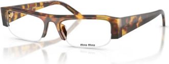 Miu Miu MU B07S Zonnebril - unisex - Brillen - Bruin - 51 MM - Accessoires