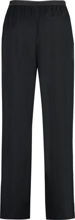 Balenciaga Mens Black Elasticated Waist Trousers Cotton