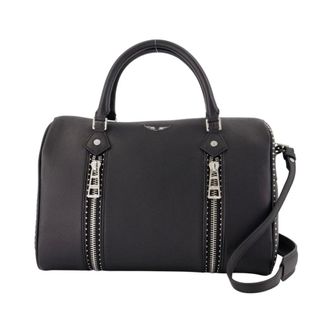 Zadig&Voltaire Handbags, female, Black, Size: ONE SIZE Sunny Medium Studs Bag