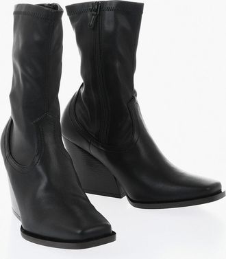 Stella McCartney Stivaletti Texani COWBOY in Eco-Pelle 10cm Stella McCartney