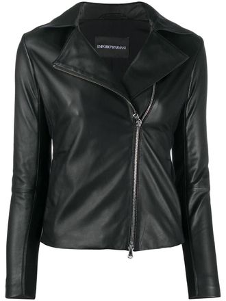 Emporio Armani Womens Leather Jacket