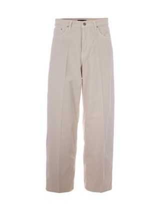 Haikure Beige Straight High Rise Jeans