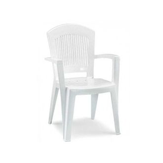 Scab Scab - Sill&oacute;n De Exterior Super Elegante De Resina Blanca Design Pz 1