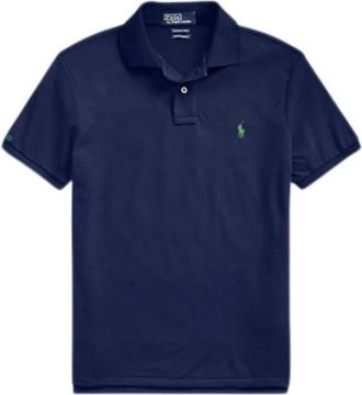 Polo Ralph Lauren The Earth Polo - Heren - Polos - Blauw - S - Leer - Tops