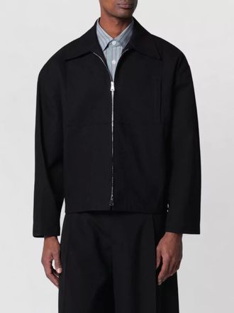 Namacheko jacket chest pocket long sleeves collar
