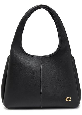 Coach Lana Pebbled Leather Shoulder bag - Black - One Size