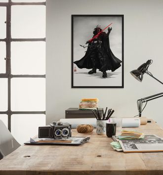 Komar Wandbild »Star Wars Vision Samurai Dark Lord« Disney Set, 1 Stk. tlg. 40 x 50 cm (Breite x Höhe) - Kinderzimmer, Dekoration